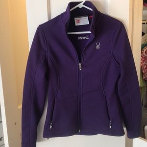 Spyder purple full zip in excellent condition